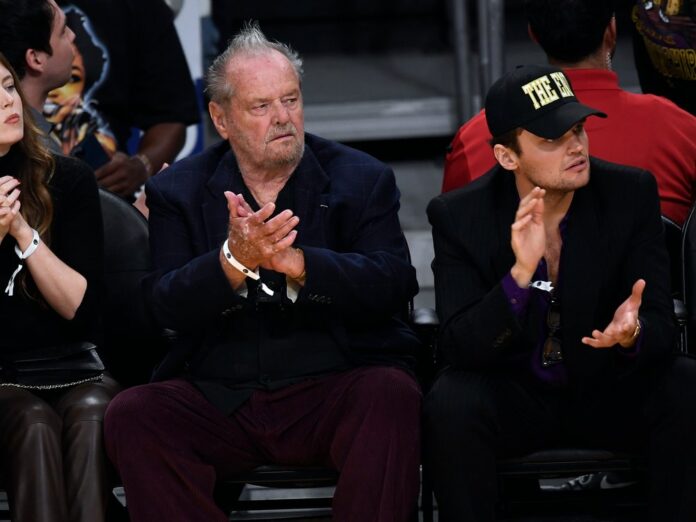 Jack Nicholson beklatscht die Lakers.