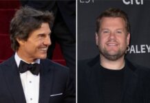 Bewies Humor und Gesangstalent: Tom Cruise (l.) war der Stargast bei James Cordens letzter Folge als "The Late Late Show"-Moderator.