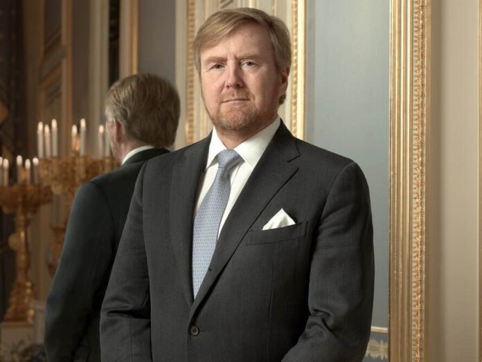 Das neue Porträt von König Willem-Alexander der Niederlande.