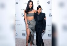 Kim Kardashian mit Tochter North West