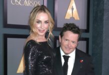 Michael J. Fox bei einem Auftritt mit Ehefrau Tracy Pollan.