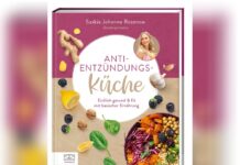 Saskia Johanna Rosenow hebt in ihrem Buch "Anti-Entzündungs-Küche - Endlich gesund & fit mit basischer Ernährung" die Selbstheilungskräfte des Körpers hervor.