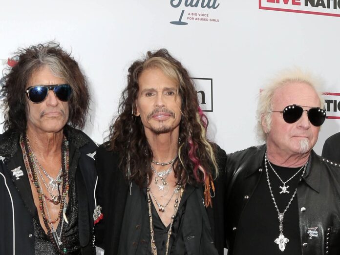 Peace out Aerosmith: Die Band um Steven Tyler (M.) hört auf.