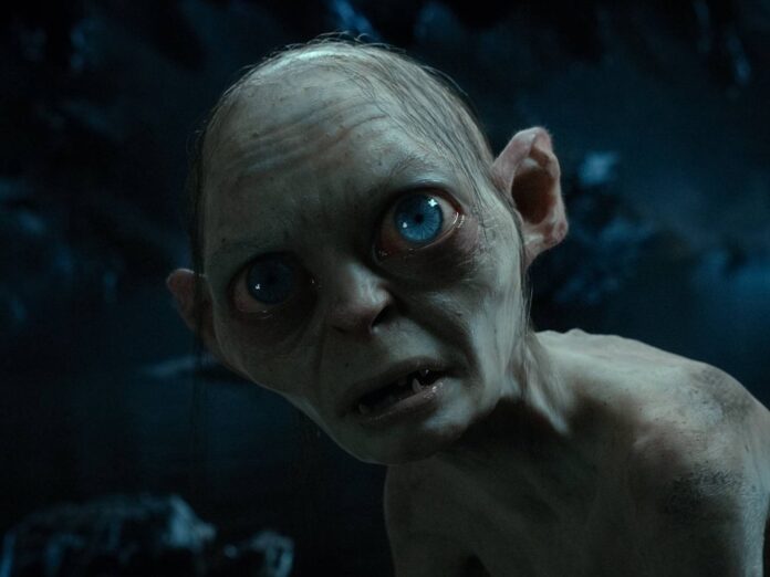 Andy Serkis als Motion-Capture-Gollum in 