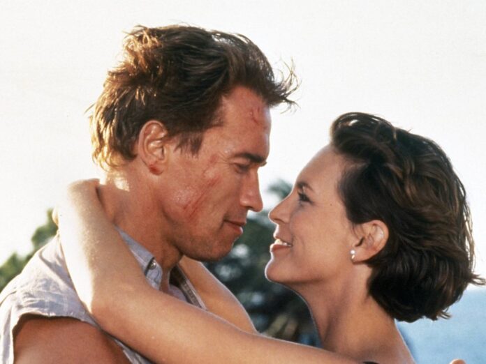 Arnold Schwarzenegger und Jamie Lee Curtis 1994 in 