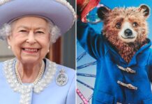 Queen Elizabeth II. und ihr plüschiger Freund Paddington.