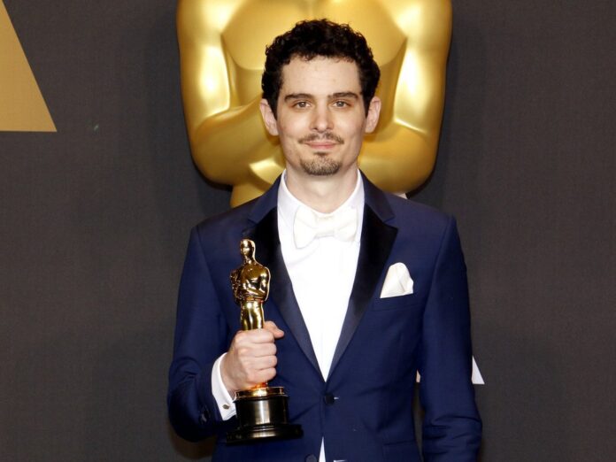Hollywood-Wunderkind Damien Chazelle mit einem seiner Oscars.