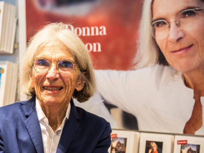 Bestseller-Autorin: Donna Leon auf der Frankfurter Buchmesse 2022.