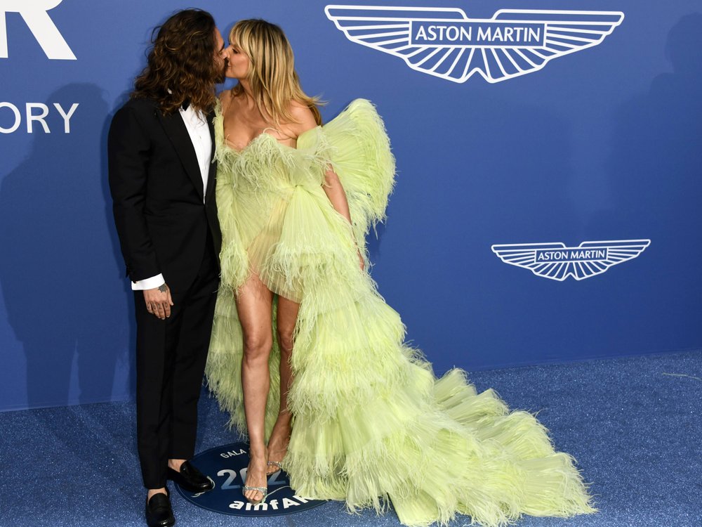 Tom Kaulitz und Heidi Klum bei der amfAR-Gala in Cannes.