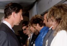 König Charles III. mit Tina Turner im Jahr 1986.