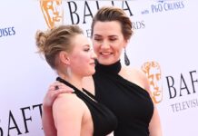 Kate Winslet und ihre Tochter Mia Threapleton bei den BAFTA TV Awards in London.