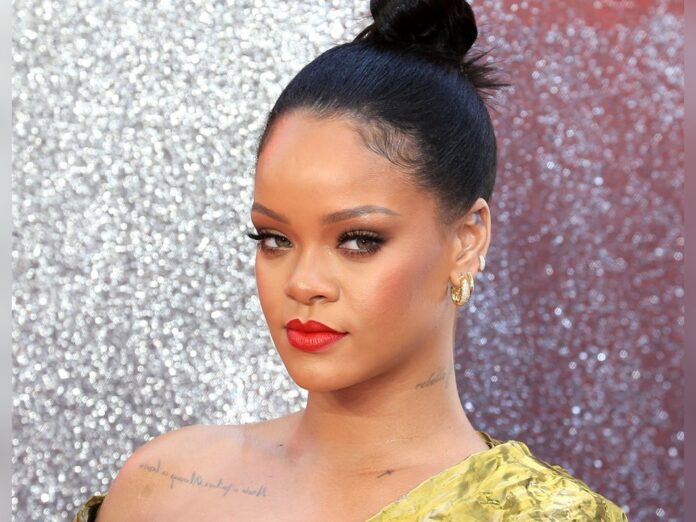 Rihanna auf dem Roten Teppich.