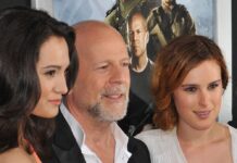 Familienmensch: Bruce Willis mit Ehefrau Emma Heming-Willis (l.) und Tochter Rumer.