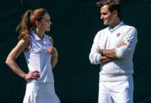 Prinzessin Kate und Roger Federer haben sich in Wimbledon getroffen