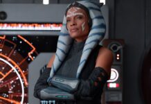 Rosario Dawson als Ahsoka Tano in der neuen Disney+-Serie "Star Wars: Ahsoka".
