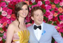Ethan Slater und Ehefrau Lilly Jay bei den Tony Awards 2018 in New York.