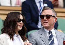 Daniel Craig und seine Frau Rachel Weisz beim Herren-Finale von Wimbledon.