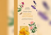 "Fräulein Grüns Bienenapotheke" Ein Buch voller Weisheiten und Rezepte über Bienenprodukte und bienenfreundliche Kräuter.