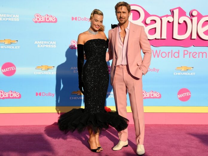 Stylisches Duo: Margot Robbie und Ryan Gosling bei der 