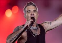 Robbie Williams bei einem Auftritt in München im vergangenen Jahr.