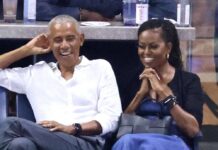 Barack und Michelle Obama hatten sichtlich Freude bei ihrem US-Open-Besuch.