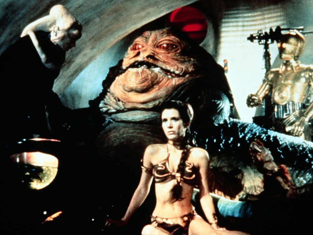 Prinzessin Leias (Carrie Fisher) berühmtes "Sklavenoutfit" aus "Die Rückkehr der Jedi-Ritter" steht zum Verkauf.