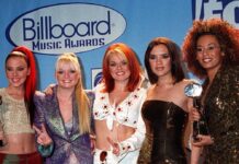 Stehen sie bald alle gemeinsam wieder auf der Bühne? Geburtstagskind Geri Halliwell (jetzt Horner) in der Mitte ihrer Spice-Girls-Kolleginnen.