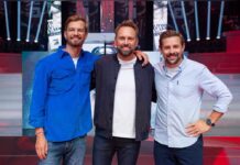 Die Erfolgsshow "Joko & Klaas gegen ProSieben" läuft seit 2019. Am 17. Oktober starten fünf neue Folgen. Moderator der Show ist Steven Gätjen (Mitte).