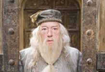 Michael Gambon als Albus Dumbledore in "Harry Potter".