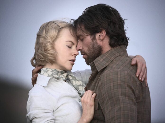 Hugh Jackman und Nicole Kidman verliebt im und ins Outback.