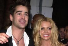 Britney Spears und Colin Farrell 2003 auf einer Filmpremiere in Hollywood.