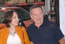 Robin Williams mit Tochter Zelda bei einem gemeinsamen Auftritt.