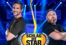 "Schlag den Star": Tom Beck (li.) duelliert sich mit Axel Stein.