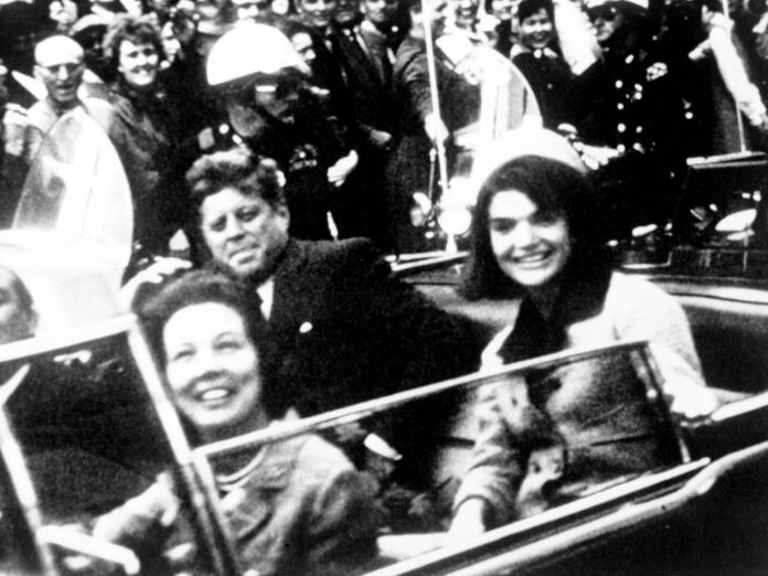 John F. Kennedy am 22. November 1963 in Dallas.