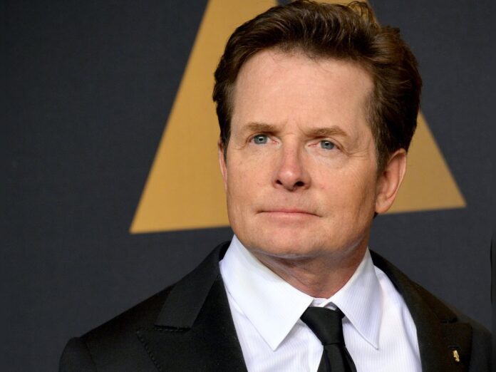 Michael J. Fox auf einer Veranstaltung.