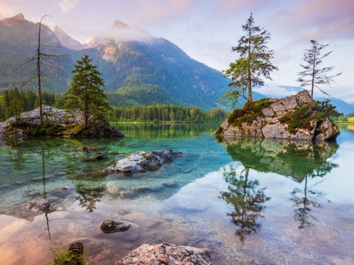 Der Nationalpark Berchtesgaden bietet malerische Anblicke.