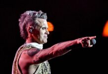 Robbie Williams auf der Bühne und in seinem Element - derzeit ist der Sänger in Down Under unterwegs.