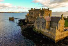 Blackness Castle in Schottland war schon Filmset für "Hamlet"