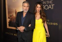 George und Amal Clooney bei der Premiere seines neuen Films "The Boys In The Boat".