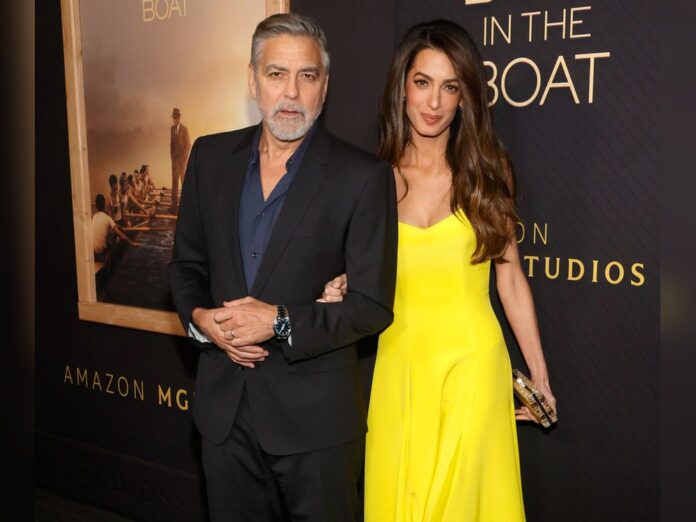 George und Amal Clooney bei der Premiere seines neuen Films 