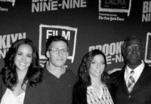 Andre Braugher (ganz links) spielte in "Brooklyn Nine Nine" die Rolle des Captain Raymond Holt - seine Serienkollegen nehmen Abschied.