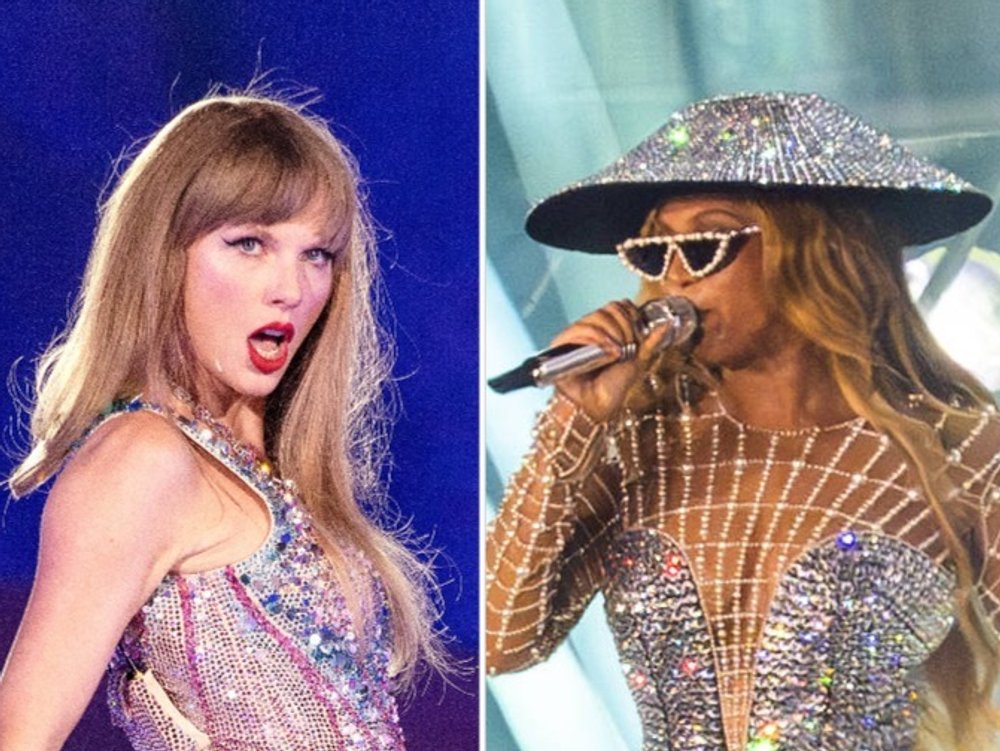 Liessen mit ihren Konzertfilmen und Musik-Dokus 2023 die Kinokassen kräftig klingeln: "Person of the Year" Taylor Swift (l.) und Superstar Beyoncé.