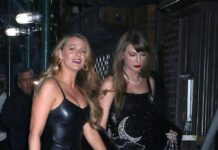 Geburtstagskind Taylor Swift (r.) kam Hand in Hand mit ihrer guten Freundin Blake Lively am New Yorker Nachtclub The Box an.