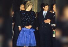 Prinzessin Diana trug das Kleid bei einem Besuch in Florenz.