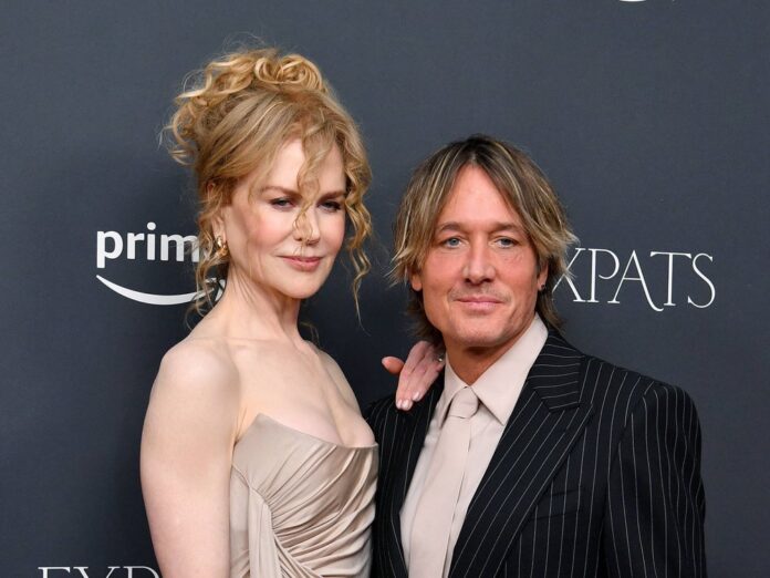 Nicole Kidman posierte auf dem roten Teppich mit ihrem Mann Keith Urban. Das Paar ist seit 2006 verheiratet.