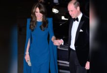 Kate und William auf dem Weg zur Aufzeichnung der Royal Variety Performance.