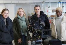 "Tatort: Geisterfahrt" läuft am 11. Februar (v.l.): Regisseurin Christine Hartmann