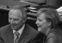 Deutsche Politikgrössen wie Angela Merkel trauern um CDU-Politiker Wolfgang Schäuble - hier im Jahr 2006 im Bundestag.