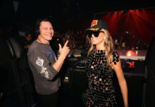 Tiësto und Heidi Klum feiern in Miami.