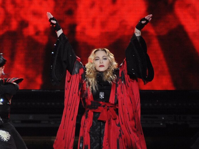 Madonna bei einem ihrer Auftritte.